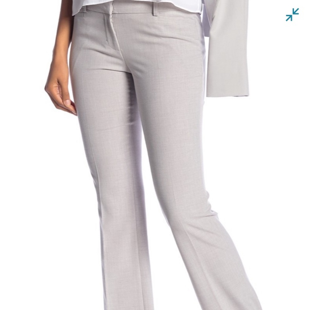 Amanda + Chelsea gray/tan pants